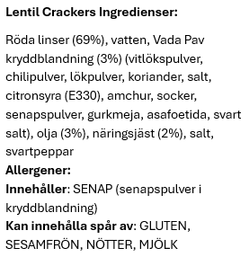 Lentil Crackers – Vada Pav Spiced